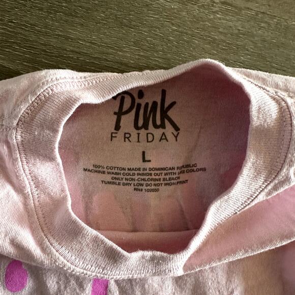 Niki Minaj Pink Friday Concert T-Shirt Size Large - Picture 4 of 5